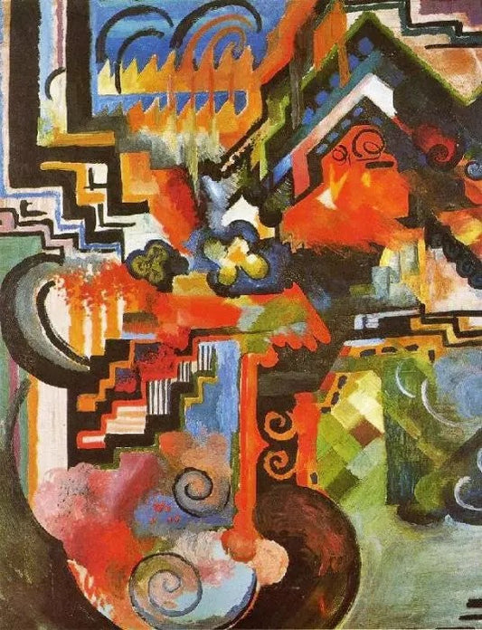 COLORED COMPOSITION (HOMAGE TO JOHANN SEBASTIAN BACH)