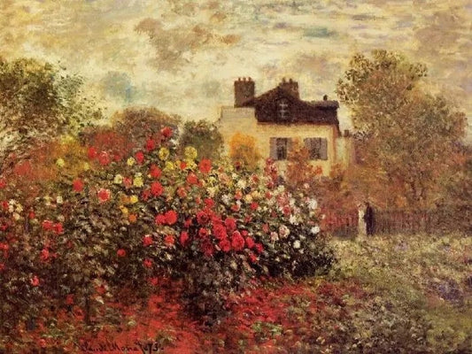 THE GARDEN AT ARGENTEUIL (THE DAHLIAS)