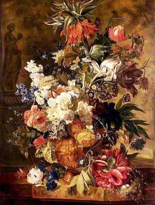 VASE WITH FLOWERS (AFTER JAN VAN HUYSUM)