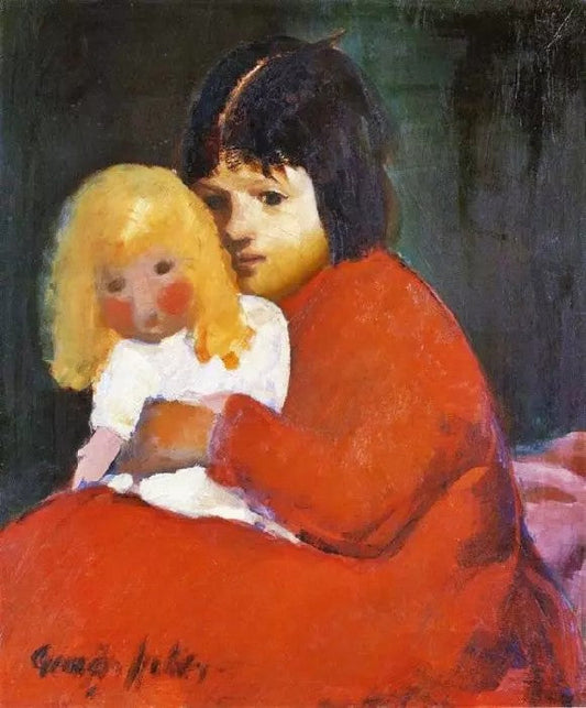GIRL WITH DOLL
