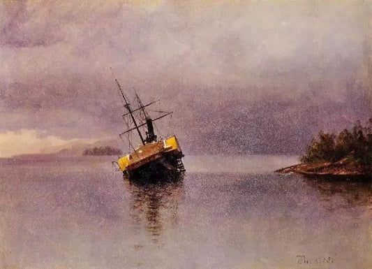 WRECK OF THE ’ANCON’ IN LORING BAY, ALASKA