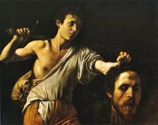 DAVID WITH THE HEAD OF GOLIATH