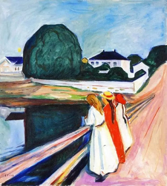 GIRLS ON THE BRIDGE (AT THE BRIDGE)