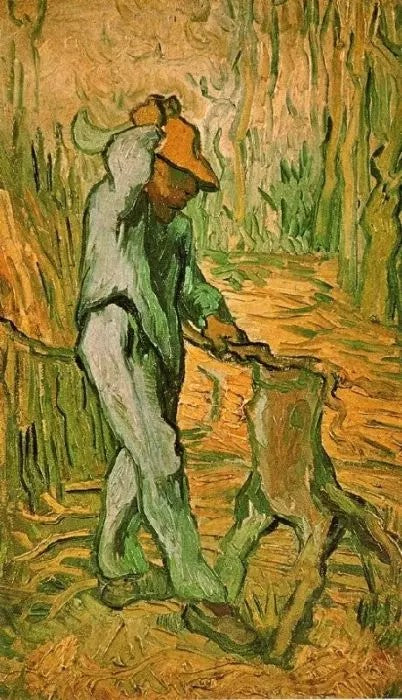 THE WOODCUTTER, AFTER MILLET