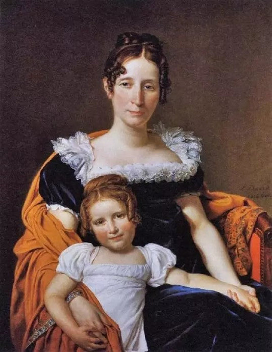 PORTRAIT OF THE COMTESSE VILAIN XIIII AND HER DAUGHTER
