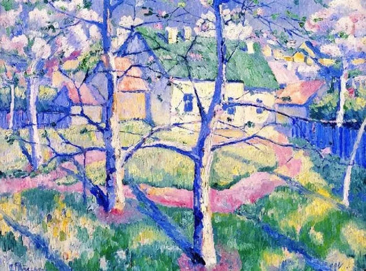 APPLE TREES IN BLOSSOM