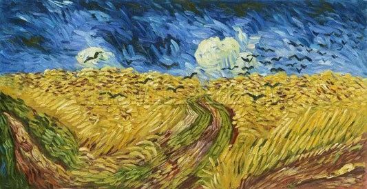 WHEATFIELD WITH CROWS