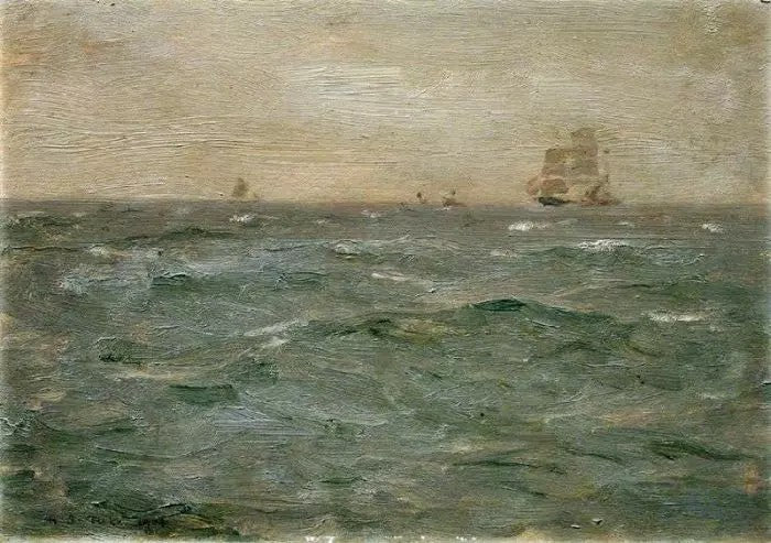 SEASCAPE WITH SAILING CRAFT