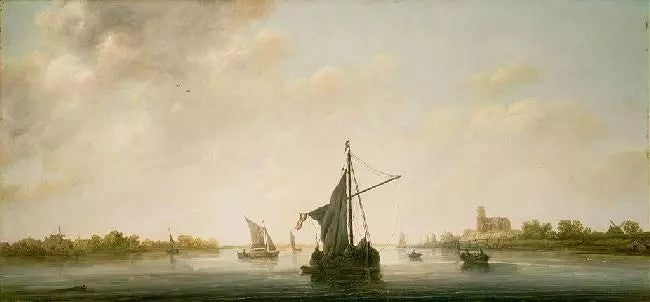 A VIEW OF THE MAAS AT DORDRECHT