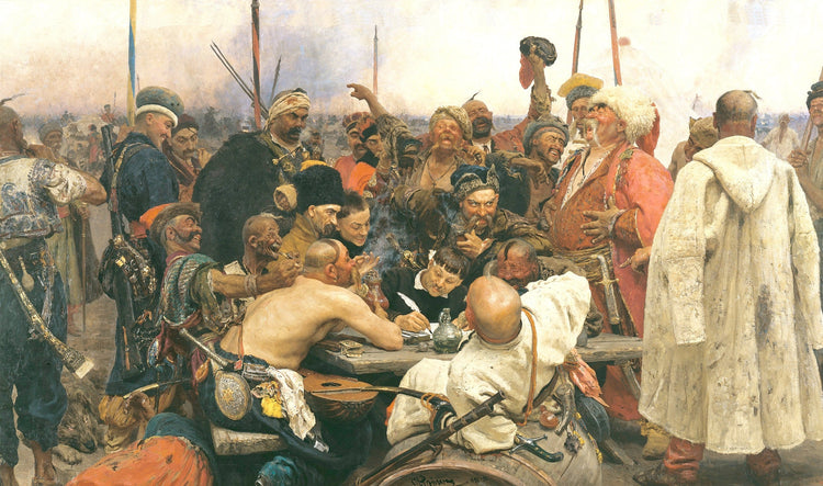 THE REPLY OF THE ZAPOROZHIAN COSSACKS TO SULTAN MAHMOUD IV.