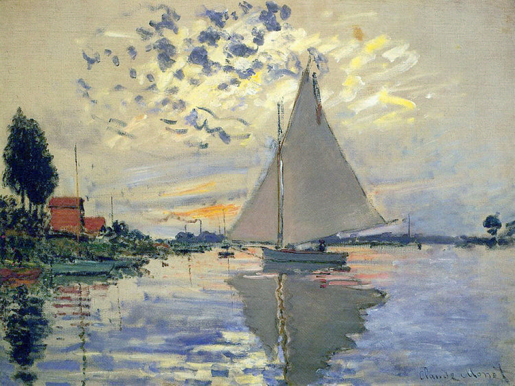 SAILBOAT AT LE PETIT-GENNEVILLIERS