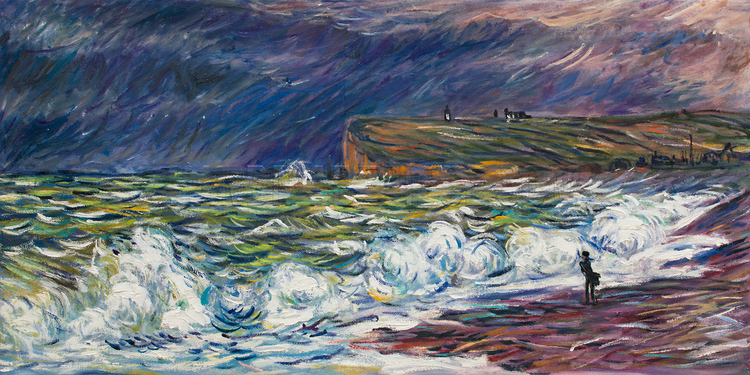THE BEACH AT FECAMP