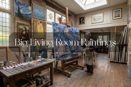 Big Living Room Paintings: Finding the Right Large-Scale Oil Art
