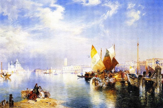 Venice Fishmarket by Thomas Moran