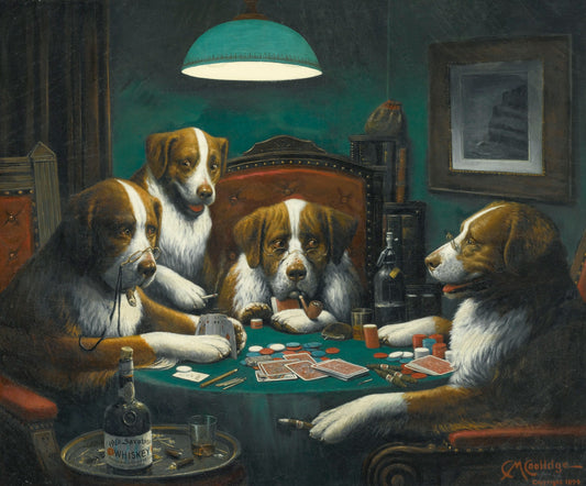 The Poker Game by Cassius Marcellus Coolidge