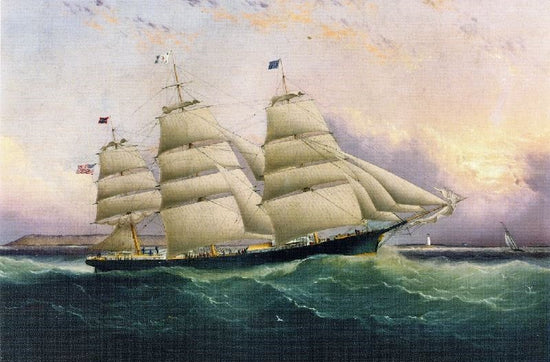 The Clipper Ship ’Sunrise’ by James E. Buttersworth