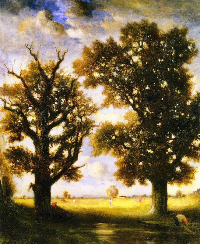 Two Trees by Gilbert Munger