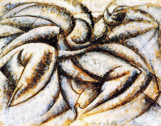 Dynamism Of The Human Body by Umberto Boccioni