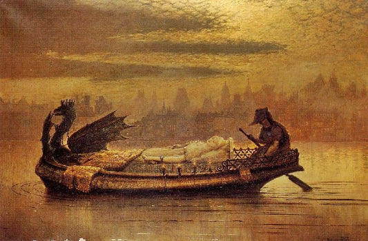 Elaine by John Atkinson Grimshaw