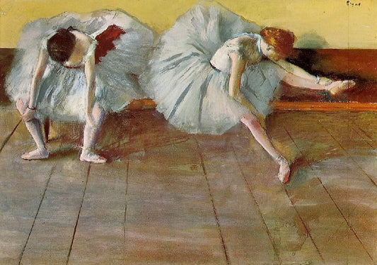 Two Ballet Dancers by Edgar Degas