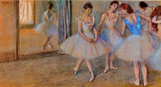 Dancers In The Studio by Edgar Degas