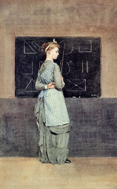 Blackboard by Winslow Homer
