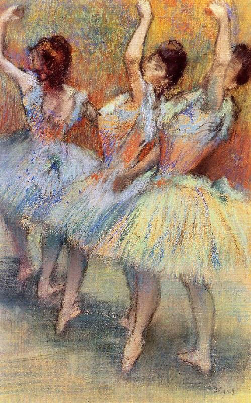 Three Dancers, 1893 by Edgar Degas