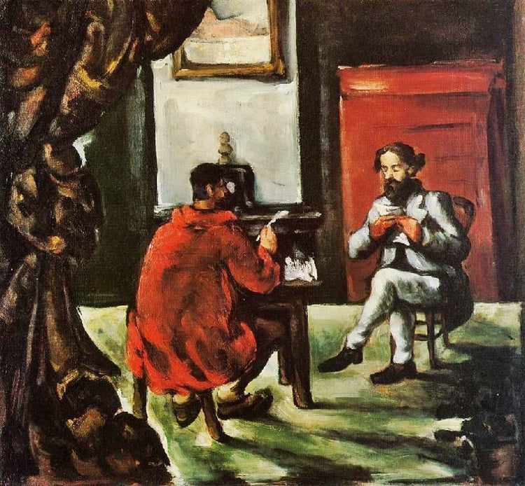 Paul Alexis Reading At Zola’S House by Paul Cézanne