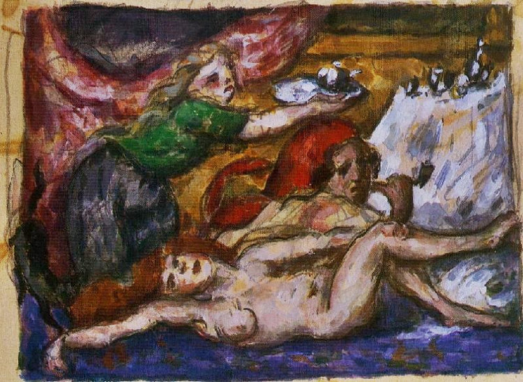 The Rum Punch by Paul Cézanne