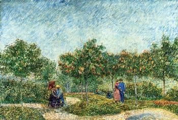 The Voyer D’Argenson Park In Asnieres by Vincent van Gogh