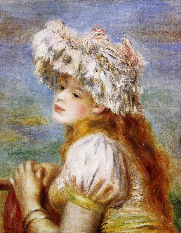 GIRL IN A LACE HAT