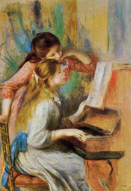 Girls At The Piano, 1892 by Pierre Auguste Renoir