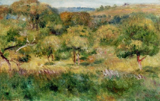 The Edge Of The Forest In Brittany by Pierre Auguste Renoir
