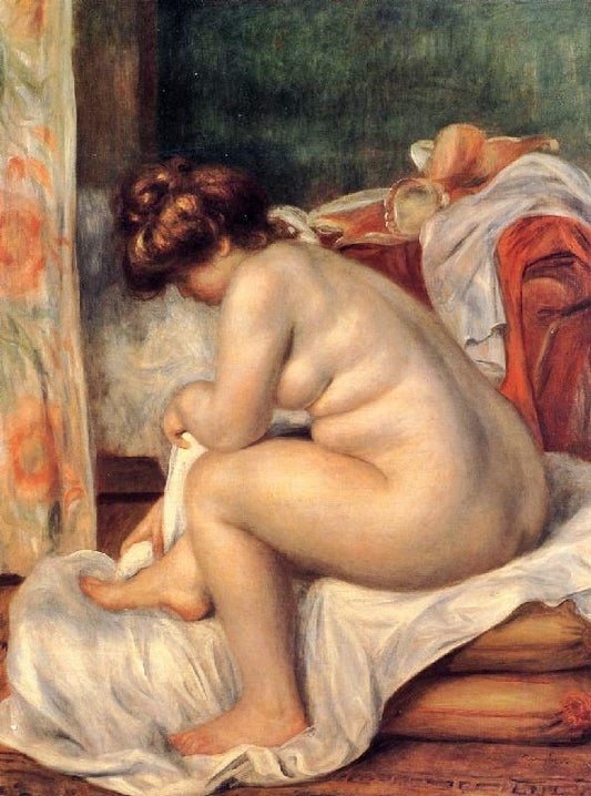 Woman After Bathing by Pierre Auguste Renoir