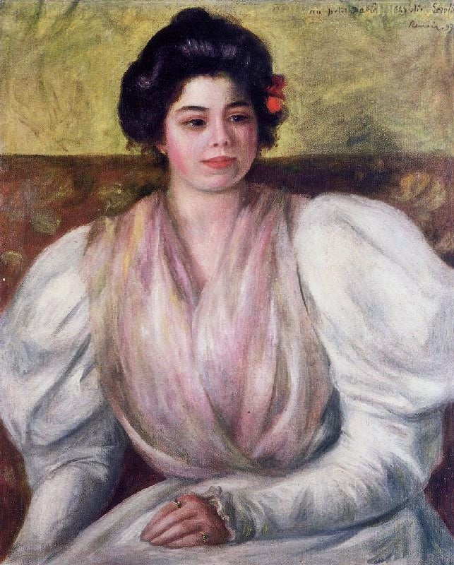 Christine Lerolle by Pierre Auguste Renoir