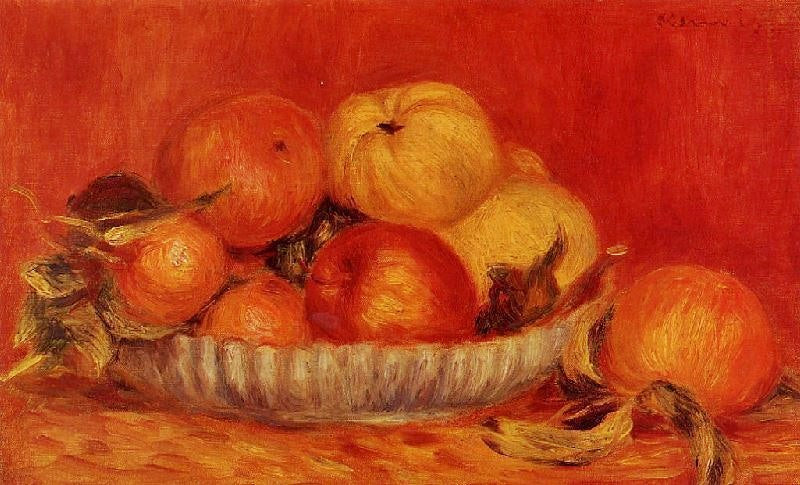 STILL LIFE WITH APPLES AND ORANGES