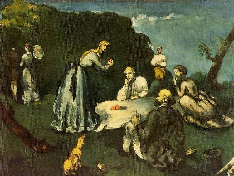 Luncheon On The Grass by Paul Cézanne