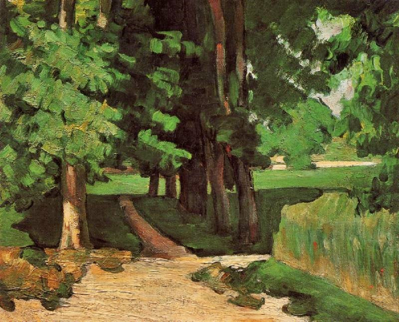 The Lane Of Chestnut Trees At The Jas De Bouffan by Paul Cézanne