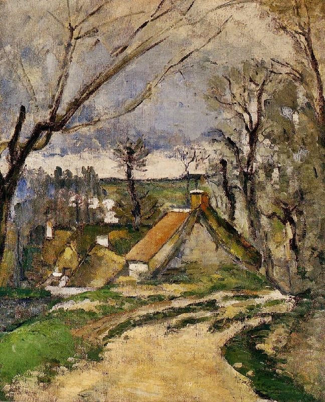 The Cottages Of Auvers by Paul Cézanne