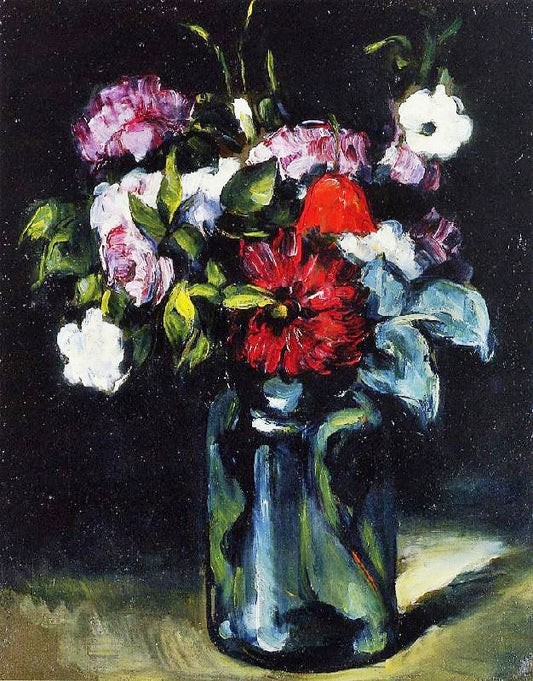 Flowers In A Vase, 1873 by Paul Cézanne