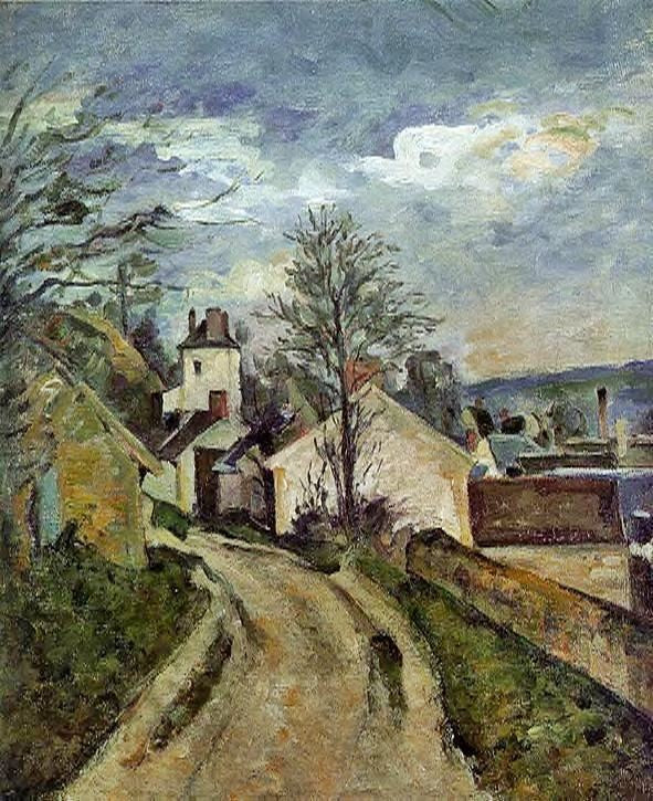 The House Of Dr. Gached In Auvers by Paul Cézanne
