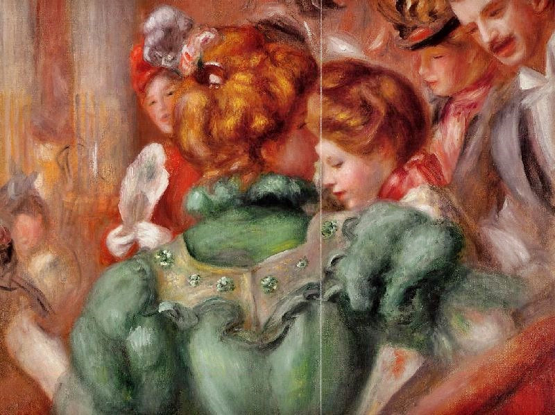 A Box In The Theater Des Varietes by Pierre Auguste Renoir