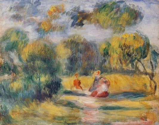 Figures In A Landscape by Pierre Auguste Renoir