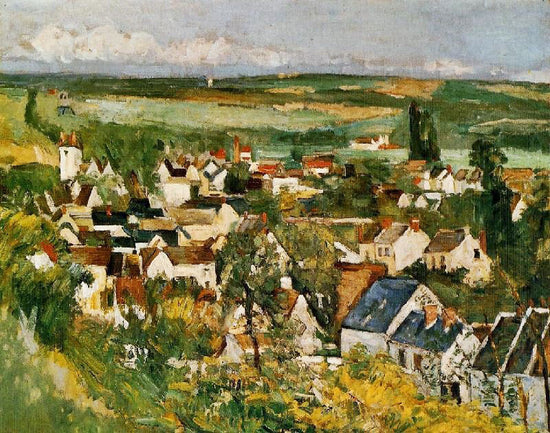 View Of Auvers-Sur-Oise by Paul Cézanne