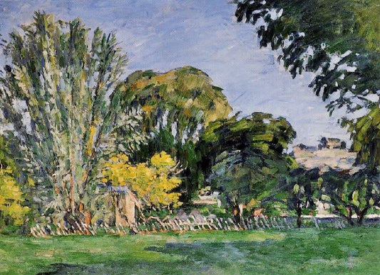 The Trees Of Jas De Bouffan by Paul Cézanne
