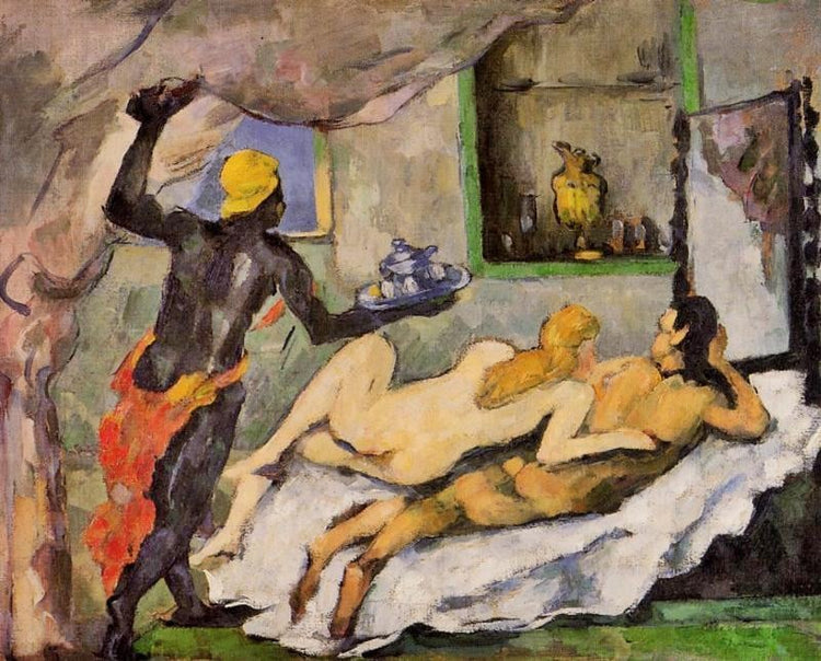 L’Après-Midi À Naples, Afternoon In Naples by Paul Cézanne