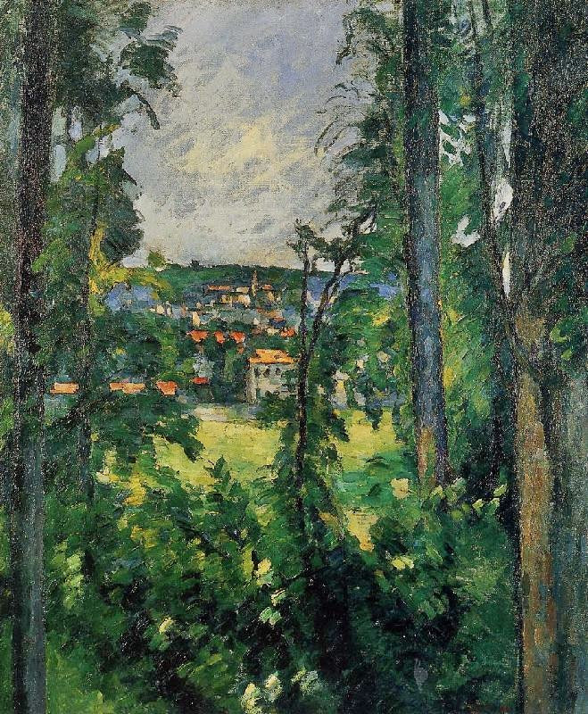 Auvers-Sur-Oise, View From Nearby by Paul Cézanne