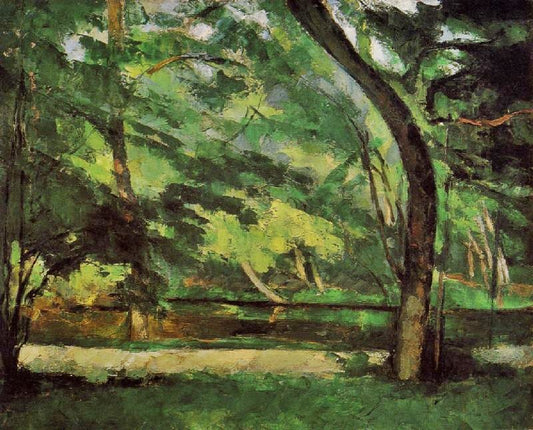 The Etang Des Soeurs At Osny by Paul Cézanne