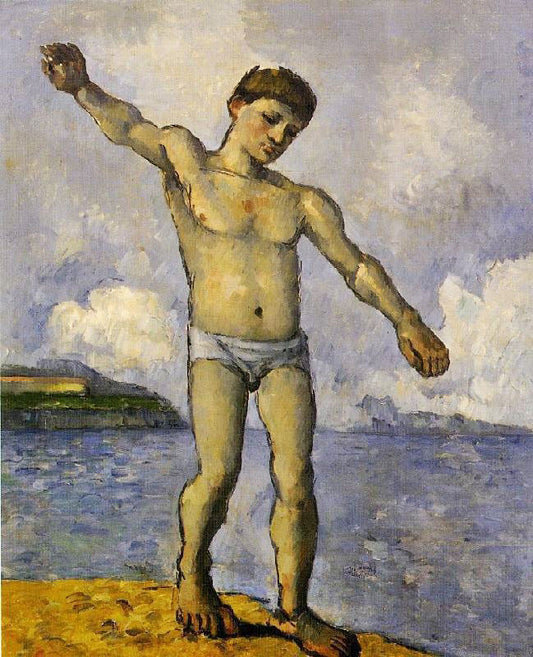 Bather With Outstreched Arms by Paul Cézanne