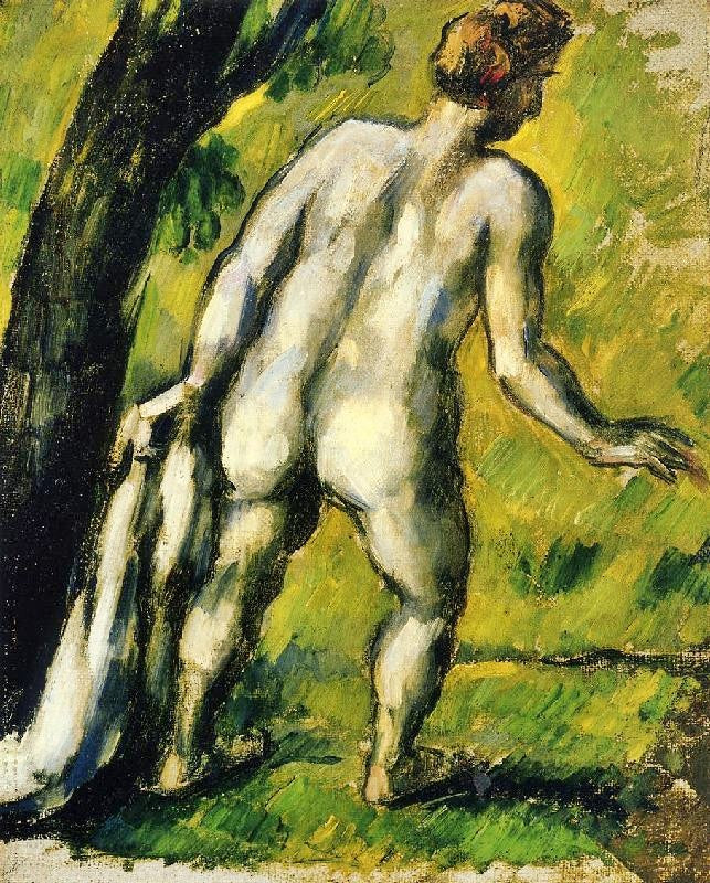 Bather From The Back by Paul Cézanne